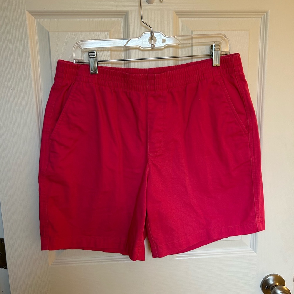 Women's Hot Pink Pull On Shorts from Land's End